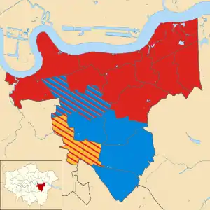 Greenwich 2006 results map