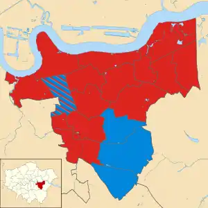 Greenwich 2010 results map