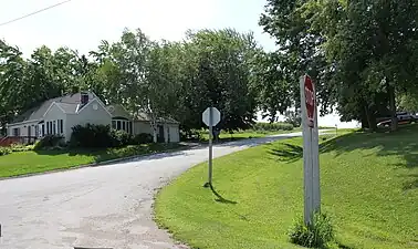 Looking south in Gregorville