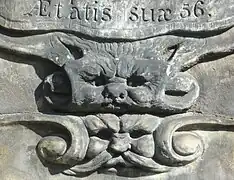 Detail on the John Mylne Monument (17th c.)