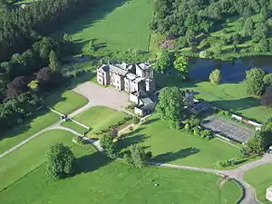 Image 61Greystoke Castle. Held by the Greystoke family, then by the Dacres and inherited by the Howard family during Elizabeth I's reign. Photo:Simon Ledingham (from History of Cumbria)