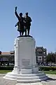 Monument in Dakar, Senegal to the fallen patriots of AOF, featuring also inscription honouring Griffon du Bellay.