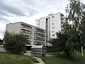 New multi-storey housing is being built outside Vilnius like this residential house in Grigiškės