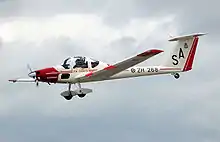 Grob Vigilant T1 motor-glider, previously used by the RAF Air Cadets.