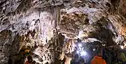 Hall with various speleothems