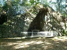 The grotto in Saint-Révérend