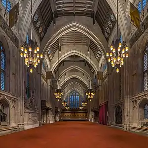 Guildhall's main hall where oaths were taken.