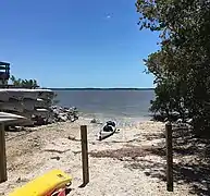 Terminus of the Waterway at the Gulf Coast Visitor Center