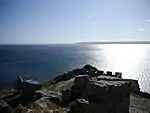 Gun battery west of St Michael's Mount