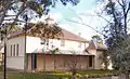 St Mark's Anglican Church in Cork St, formerly Gundaroo Court House, built in 1875