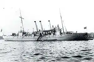 Sleipner after the rebuild in 1900