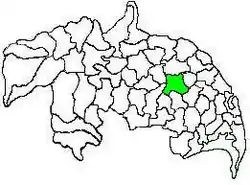 Undivided Guntur urban mandal (East and West) in Guntur district