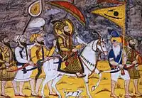 Guru Gobind Singh ji on march to Aurangabad