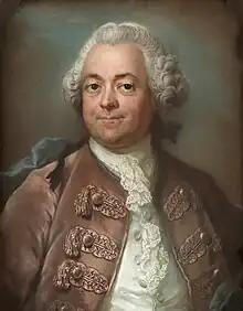 Portrait of Herman Petersen (1713–1765). Pastel, around 1760.