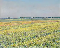 The plain of Gennevilliers, yellow fields (1884)National Gallery of Victoria, Melbourne