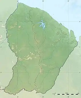 Cottica Mountain is located in French Guiana