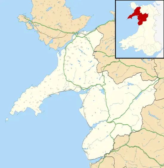 Criccieth is located in Gwynedd