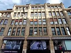 View of façade on Poststraße