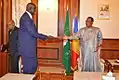 Hon. Deng with H.E. President Deby of Chad