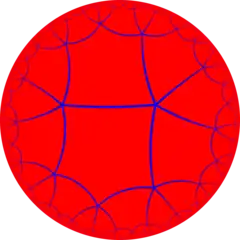 Order-5 pentagonal tiling