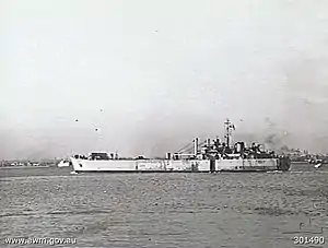 HMAS Tarakan in 1948