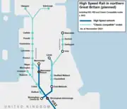 HS2 classic network UK north POST IRP.