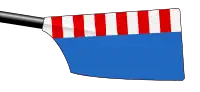 Image showing the rowing club's blade colours