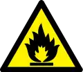 Flammable material or high temperature