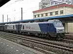 HXD20045 at Qinhuangdao Railway Station