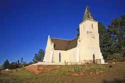 The historic Lutheran Mission Church, built in the shape of a Greek crucifix, was erected at Haarlem between 1877and 1880 and is one of the few churches in South Africa built in this traditional style.
Type of site: Church
Current use: Religious.