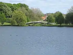 Bridge at Haderslev's inner pond