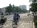 Cyclists in Haeju, 2008