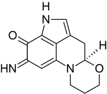 Chemical structure of haematopodin B