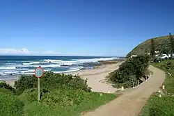 The view of Whale Point from Haga Haga