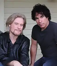 Singers Daryl Hall and John Oates