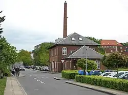 The building of the former railway station