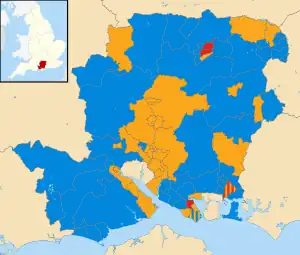 2005 results map