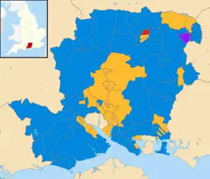 2009 results map