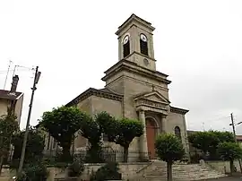 The church in Hannonville-sous-les-Côtes