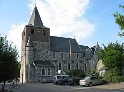 Koor en toren van de kerk Saint-Christophe