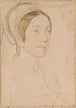 An unidentified woman c.1532–43, Hans Holbein the Younger