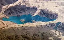 Khar Lake from the International Space Station, 2006