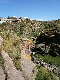 The village of Harich and the gorge below as seen from Harichavank.