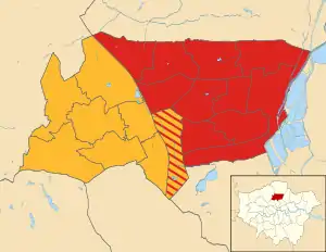 Haringey 2010 results map