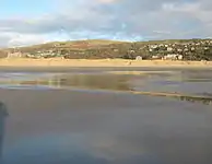 Harlech Beach at low tide