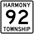 Township Route Marker (M1-H6b)