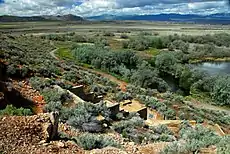 View southwest towards East Tintic Mountains from Warm Springs Mountain