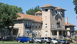 The Harrison County Home sits on Route 250 in the township.