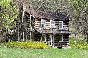 Log cabin near Harrisonville