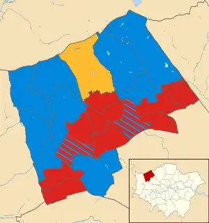 Harrow 2002 results map